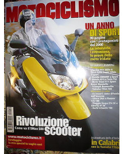 Motociclismo 2547 Dic 2000: Yamaha TMax 500,Aprilia RSV Mille R    FF07
