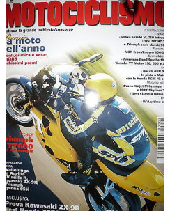 Motociclismo 2537 Feb 2000: Triumph TT600,Kawasaki ZX-9R,Aprilia RSV Mille RFF07