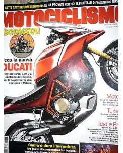 Motociclismo 2651 Ago 2009: Ducati 1098 Enduro,  Vespa 125/150 ie  FF07