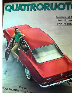 Quattroruote 117 set '65, Opel Kadett Coupè, Lancia Fulvia 2c, Peugeot 204, FF05