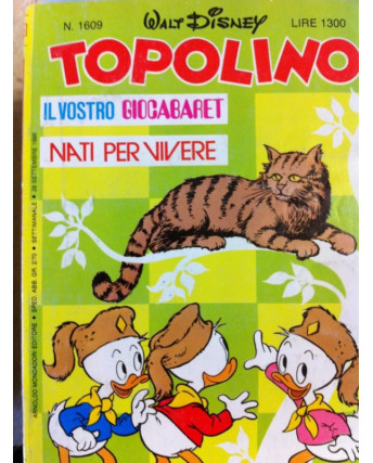 Topolino n.1609 ed.Walt Disney Mondadori