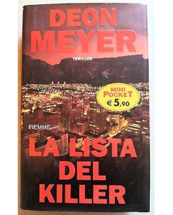 Deon Meyer: La lista del killer Ed. Piemme B A02