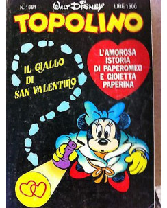 Topolino n.1681 ed.Walt Disney Mondadori