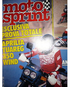 Moto Sprint  N.12  '87:Moto Guzzi NTX 650, Honda VF 750 Custom   FF08