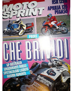 Moto Sprint  N.15  '89:Montesa 309, Yamaha 350 Bunshee,Aprilia 125 Pegaso   FF08