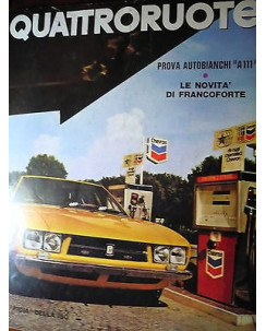 Quattroruote 165, set '69, Autobianchi A 111,Volkswagen-Porsche 914,   FF05