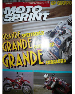 Moto Sprint  N.13  '91:Cagiva 125 W8,Honda CBR 600,Ducati 851 Roche ReplicaFFF08