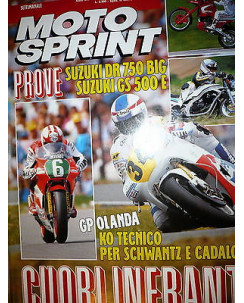 Moto Sprint  N.26  '89:Suzuki DR 750 Big, Suzuki GS 500 E,Suzuki TS 125 R  FF08