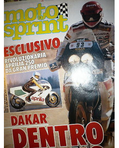 Moto Sprint  N.2  '86:Aprilia 250 GP,Harley-Davidson XLH Sportster 1100    FF08