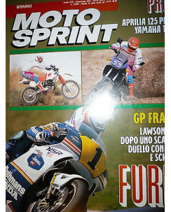 Moto Sprint  N.29  '89:Yamaha TT 600, Aprilia 125 Pegaso,Honda Africa Twin  FF08