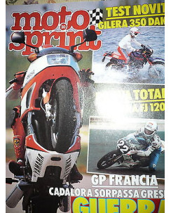 Moto Sprint  N.30 '86:Gilera 350 Dakota, Yamaha FJ 1200,Yamaha XT Challenge FF08