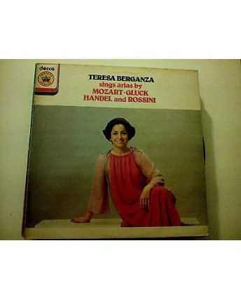 Teresa Berganza sings "Arias" di Mozart, Gluck, Rossini -Decca- 33 Giri -FF03-