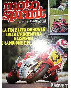 Moto Sprint  N.35  '88:Piaggio Cosa 125 Lusso, Moto Guzzi Le Mans 1000 FF08