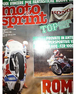 Moto Sprint  N.45  '88:Yamaha FZR 600-FZR 1000 EX UP,Beta TR 34 Campionato  FF08