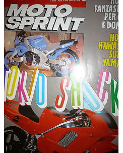 Moto Sprint  N.45  '89:Moto Guzzi 1000 SP3,Yamaha FZR 750,Kawasaki ZZ-R 1100FF08