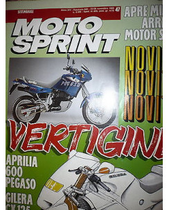 Moto Sprint  N.47  '89:Aprilia 600 Pegaso, Gilera CX 125,Cagiva 125 N90   FF08