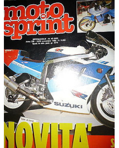 Moto Sprint  N.46  '88:Suzuki GSX R 750R,Honda Transalp V 600,Honda PC 800  FF08