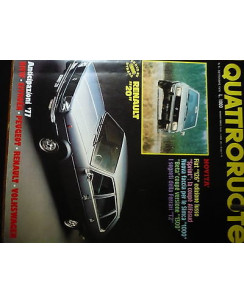 Quattroruote 248 set '76, Renault 20, Alfasud Sprint, Lancia Beta,   FF06