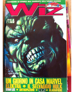 Wiz n. 5 ed. Marvel italia ( Hulk ,Uomo ragno)
