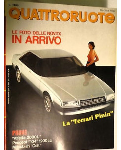Quattroruote 294 mag ' 80, Ferrari Pinin, Alfetta 2000 L ,FF06