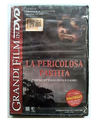 Grandi Film in DVD: La Pericolosa Partita Schoedsack, Pichel DVD BLISTERATO!