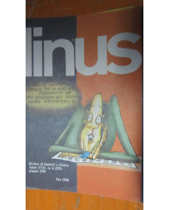 Linus - Giugno 1981 -  ed.Milano libri