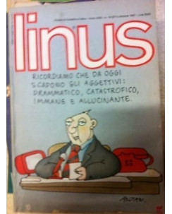 Linus - Ottobre 1987 - numero 10 ed.Milano libri