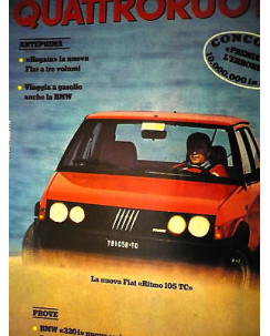Quattroruote 330 apr '83, Fiat Ritmo 105 TC, Renault 18 Turbo, BMW 320i,    FF06