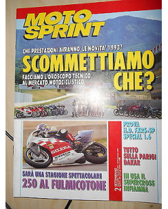 MOTO SPRINT N. 2 - gennaio 1993 Anno XVIII HD FXRS-SP Special 1.6 