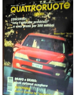 Quattroruote 480 ott '95, Opel Vectra, Mercedes E 200, Ford Fiesta,FF07