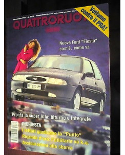 Quattroruote 481 nov '95, Ford Fiesta, Citroen Xantia, Alfa Romeo 146,FF07