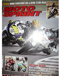 Moto Sprint N.11 2008:BMW F800/650 GS, KTM 1190 RC8,Honda HM CRF 450   FF06