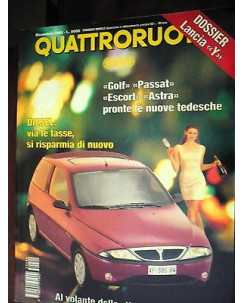 Quattroruote 482 dic '95, Lancia Y, Ford Escort, VW Golf,FF07