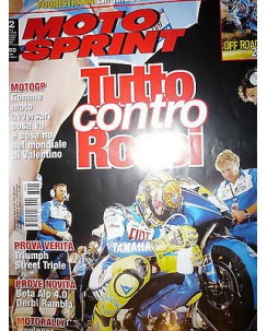 Moto Sprint N.12 2008:Triumph Street Triple,Derbi Rambla 125/250,Beta Alp  FF06