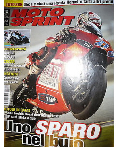Moto Sprint N.12 2010: Aprilia RSV4 R     FF06