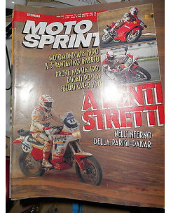 MOTO SPRINT N. 2 gennaio 1991 Motomondiale 1990 Ducati 900 SS  