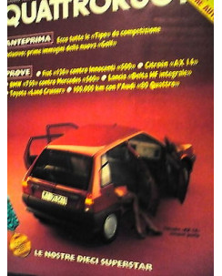 Quattroruote n. 387 gen 1988 Citroen AX 14 Toyota Land Cruiser BMW 750 Domus 