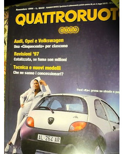 Quattroruote 493 Nov '96, Ford KA,Volkswagen Passat 1.9 TDI, Jaguar XK8 FF08