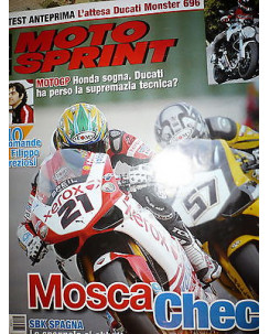 Moto Sprint N.15 2008:Ducati Monster 696,Kawasaki KLX 450 R    FF06