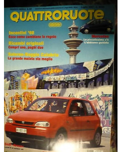 Quattroruote 501, Lug '97  Seat Arosa,Mercedes,Daihatsu MS-X97,  FF08