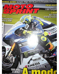 Moto Sprint N.12  2013:Ducati 1199 Panigale R, Yamaha XT 600 Z Tenerè   FF06