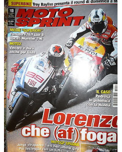 Moto Sprint N.18  2010:Ducati Monster 796, Yamaha FZ8/Fazer 8  FF06