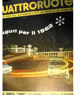 Quattroruote 73 gen '62, Simca 1000, Renault Dauphine,   FF05