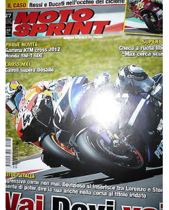 Moto Sprint N.27  2011:Honda SW-T 600, KTM 350 SX-F,Husaberg FE 450 4T     FF06