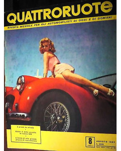 Quattroruote 8 ago '57,Giulietta Spider, Rolls Royce, Cadillac ,  FF05