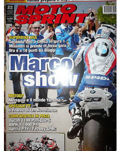 Moto Sprint N.22  2012:Ducati 1199 Panigale S,BMW S 1000 RR,Aprilia RSV4    FF06