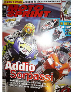 Moto Sprint N.48  2008:Ducati 1198 S,Husqvarna CR 125 e TC 450     FF06