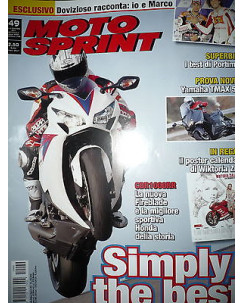 Moto Sprint N.49  2011:Yamaha TMAX 530,Honda CBR 1000 RR,Suzuki Bandit 650SAFF06