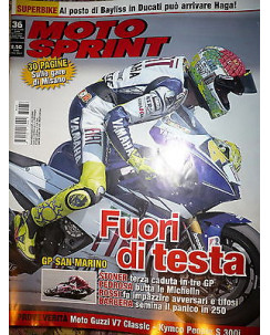 Moto Sprint N.36 2008:Moto Guzzi V7 Classic, Kymco People S 300i    FF06