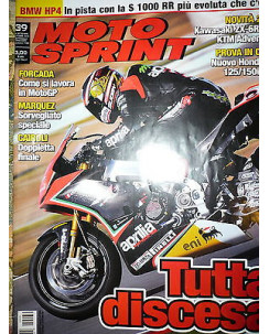 Moto Sprint N.39  2012:Kawasaki ZX-6R 636, Honda SH 125/250i ABS      FF06